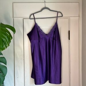Lacy Purple Slip Dress